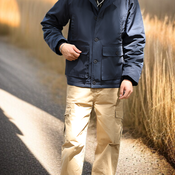 防寒性抜群のパイロットジャケットバックスタイル