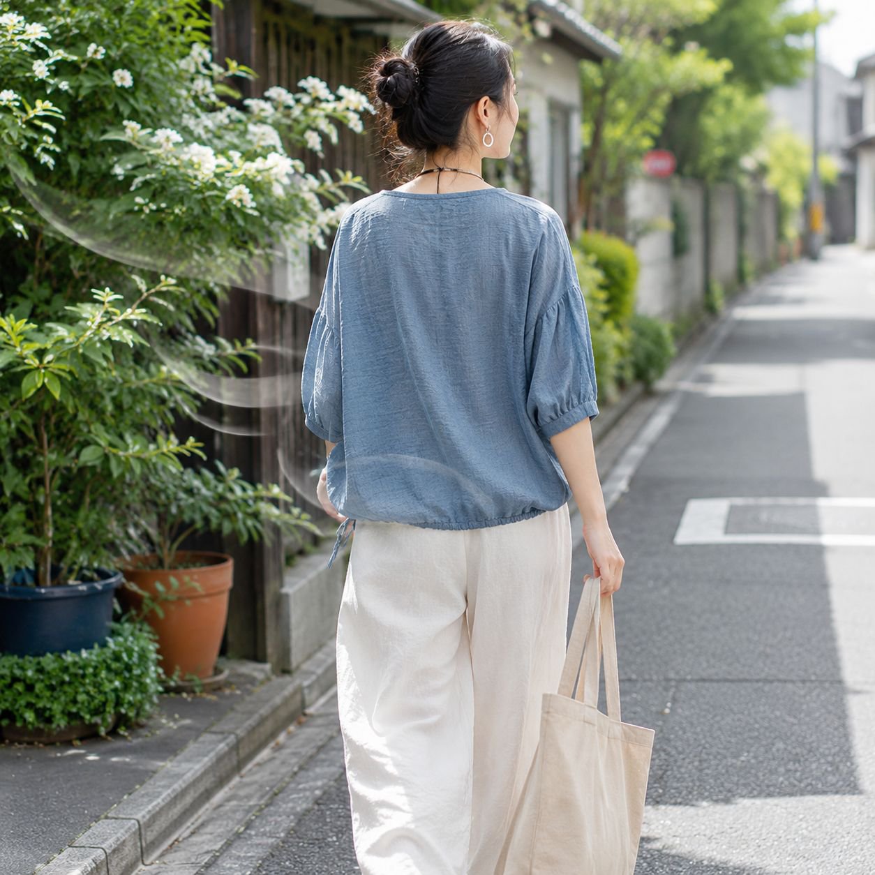 肌に優しい素材のレディースTシャツ