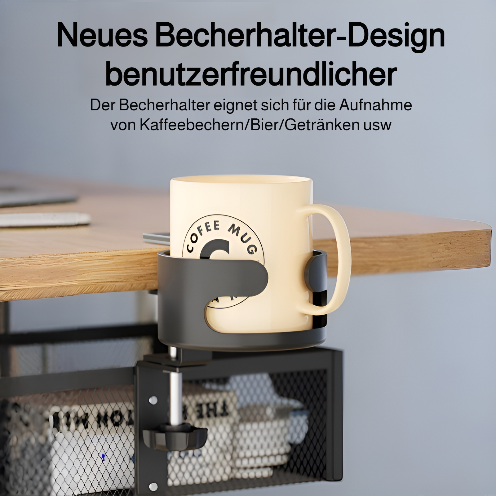 Ordnungssystem für Schreibtischkabel