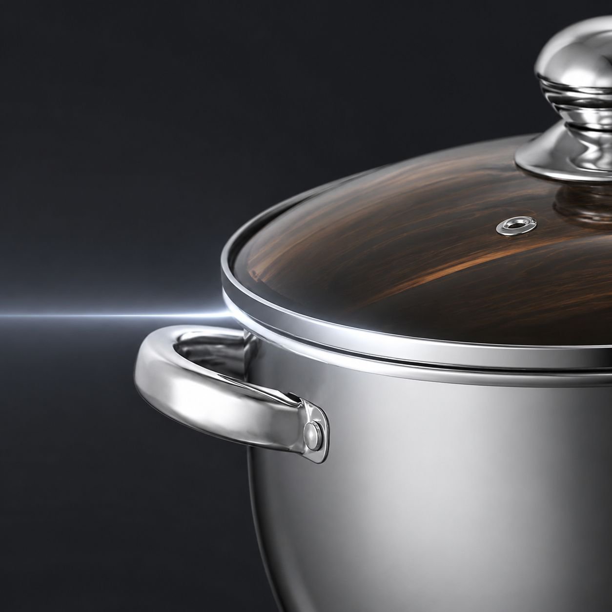 Boîte hermétique en acier inoxydable pour pommes