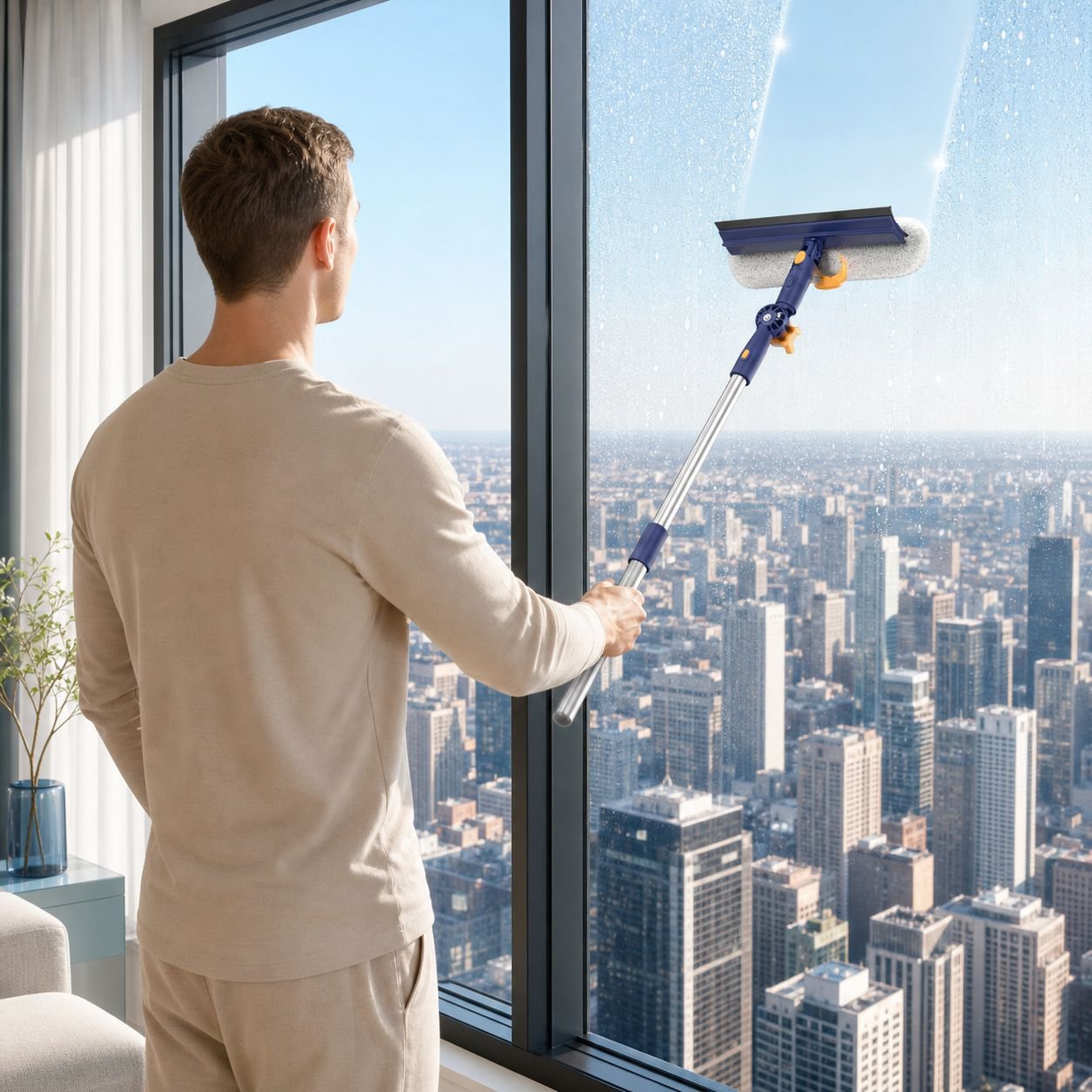 Haushalt Teleskop Fensterreinigungswerkzeug
