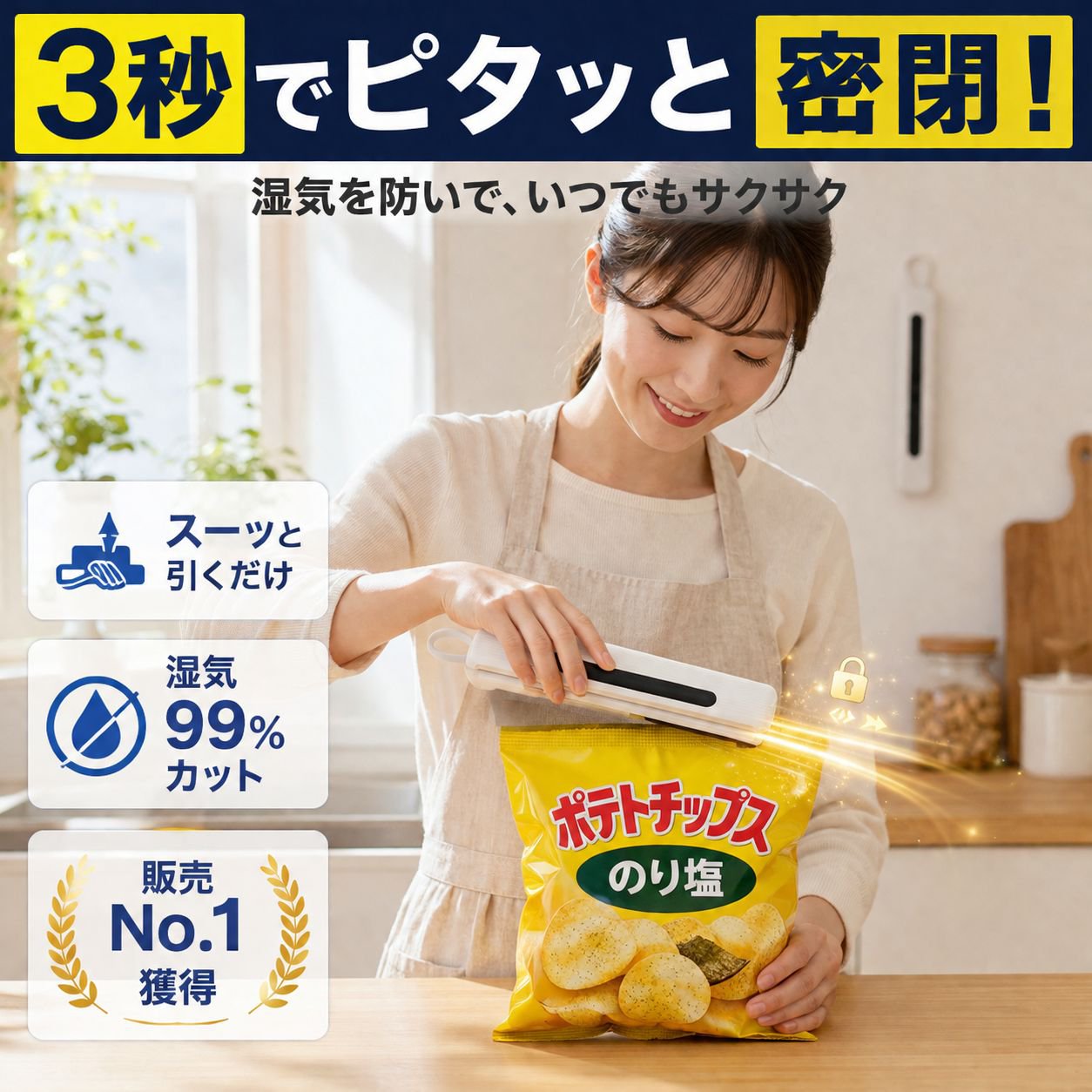 ワイヤレス携帯シーラーコンパクト家庭用