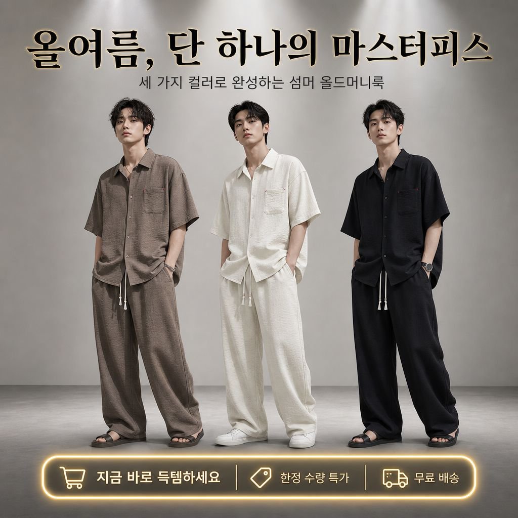 미니멀 올드머니 스타일 캐주얼 팬츠