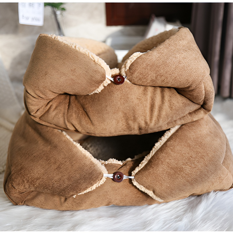 ที่นอนสัตว์เลี้ยงอเนกประสงค์ทำจากขนแกะ ให้ความอบอุ่น