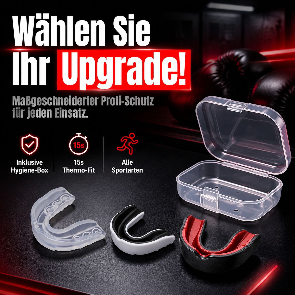 Sport-Mundschutz für Boxen, Taekwondo, Kickboxen