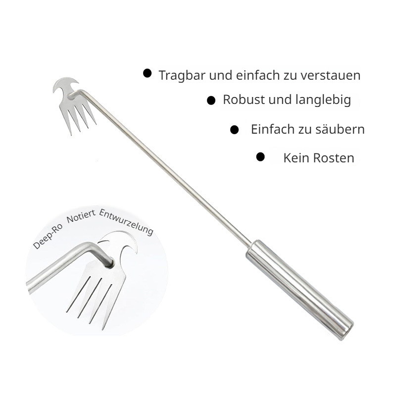 Ergonomischer Handgriff des Unkrautstechers