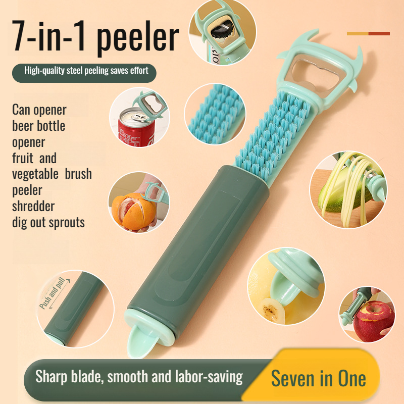 7-in-1 Multi-Purpose Fruit and Vegetable Peeler