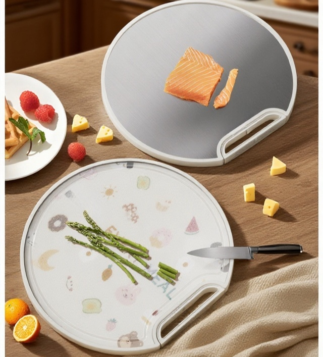 위생적인 스테인리스 도마 연마기 디테일