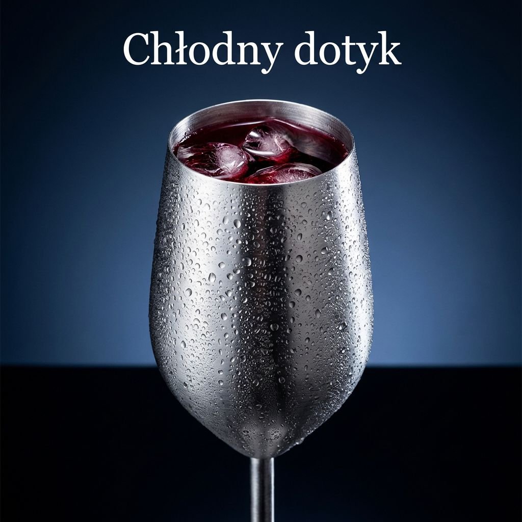 Kieliszek do wina ze stali nierdzewnej 304