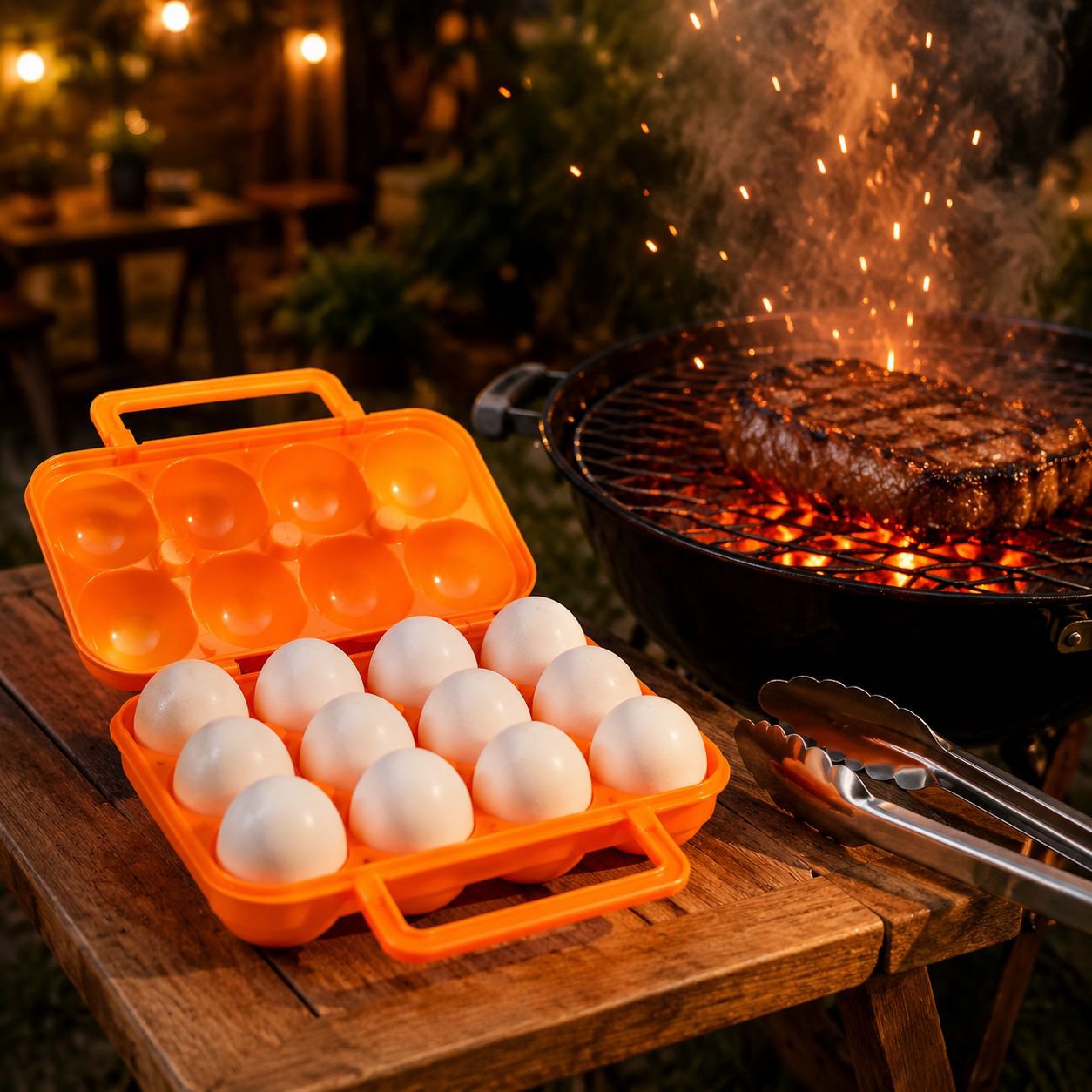 Multi-purpose egg box for home and kitchen use