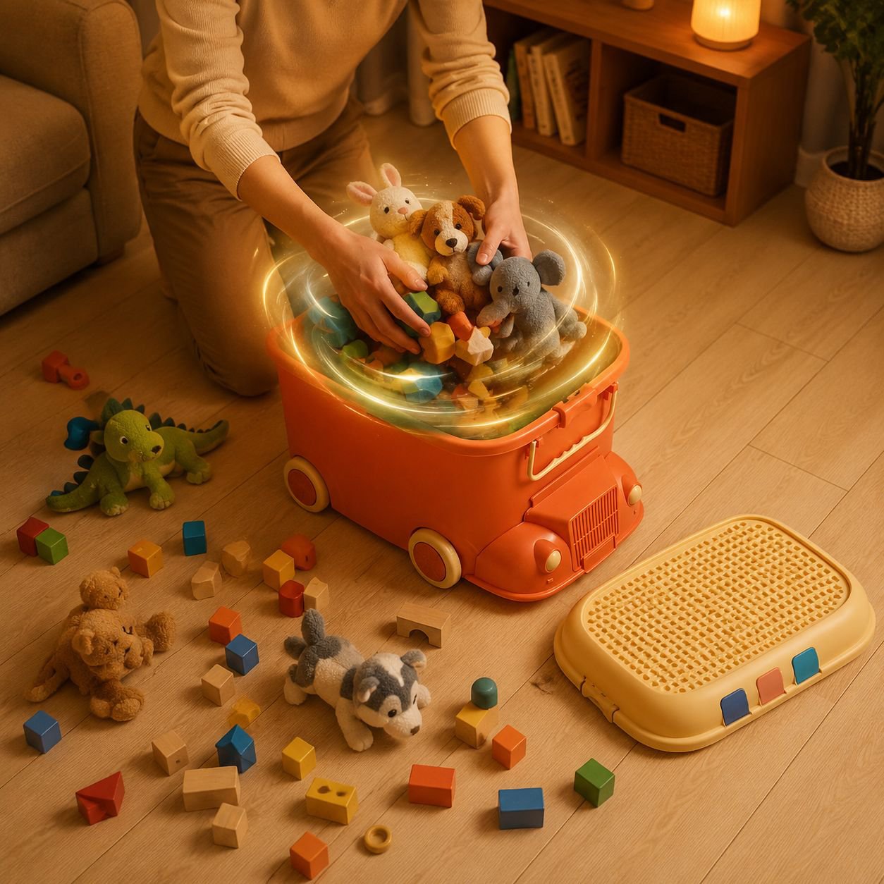 Boîte de rangement pour accessoires de maison