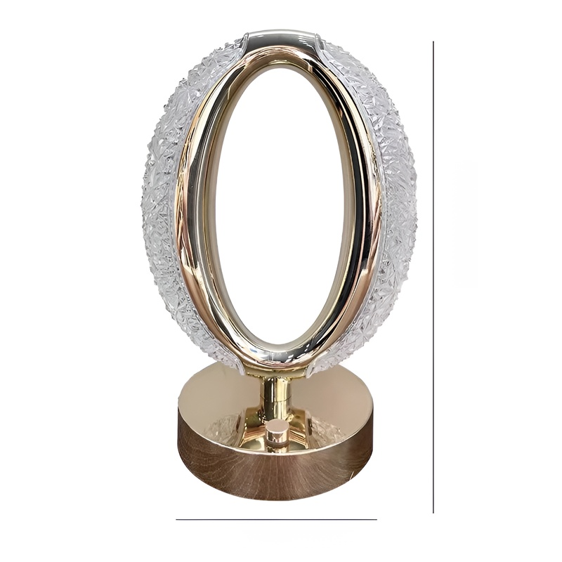 Touch-sensitive acrylic table lamp