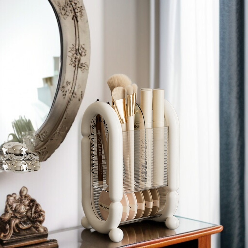 ミニマリストクリームスタイルメイクブラシバレル全体写真