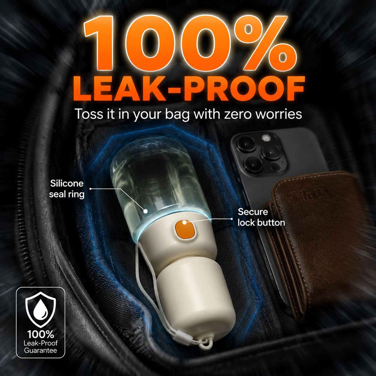 Portable Pet Dog Travel Water Bottle