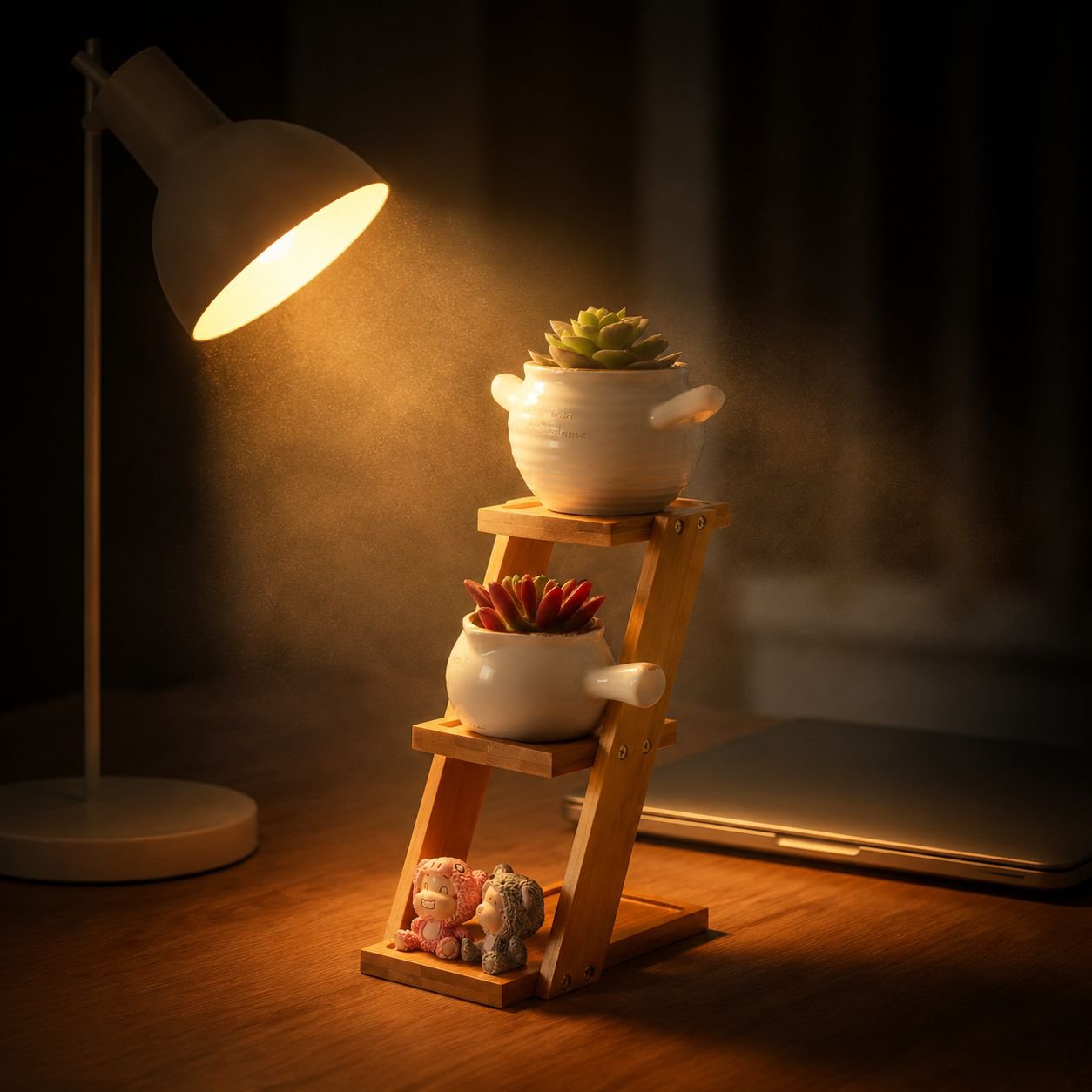 Bambus Desktop-Blumenständer