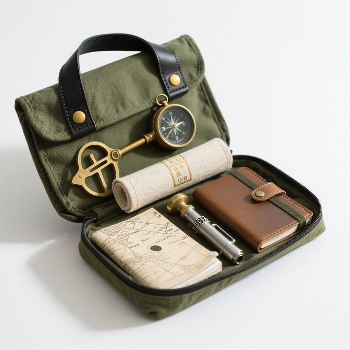 Lesní dobrodružná sada na hledání pokladů v přírodě