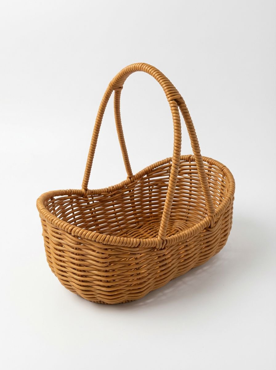 インテリアとしても使える収納バスケット