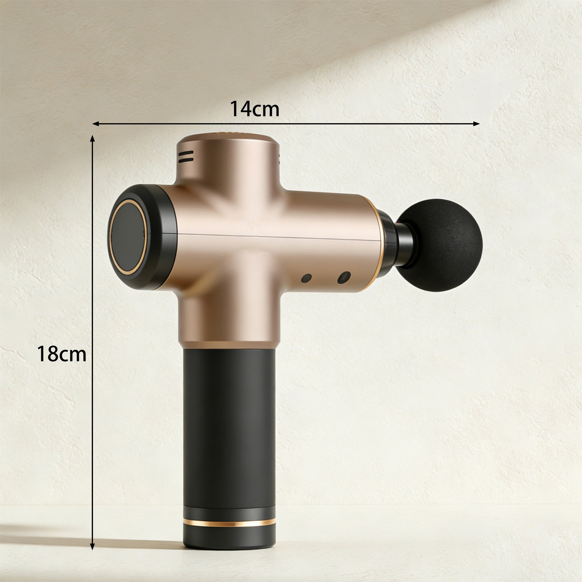 Portable fascia gun massager for athletes and fitness