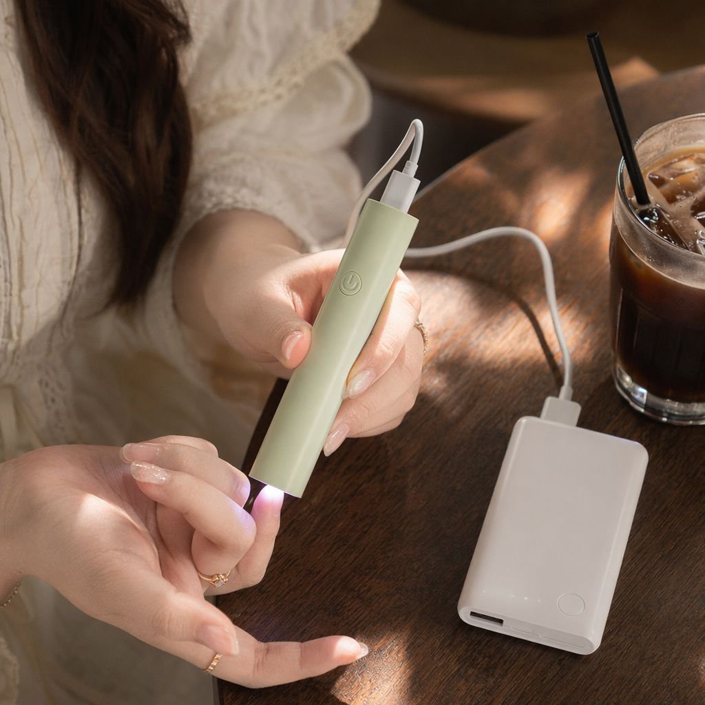 持ち運び可能充電式ハンドヘルドネイルランプ