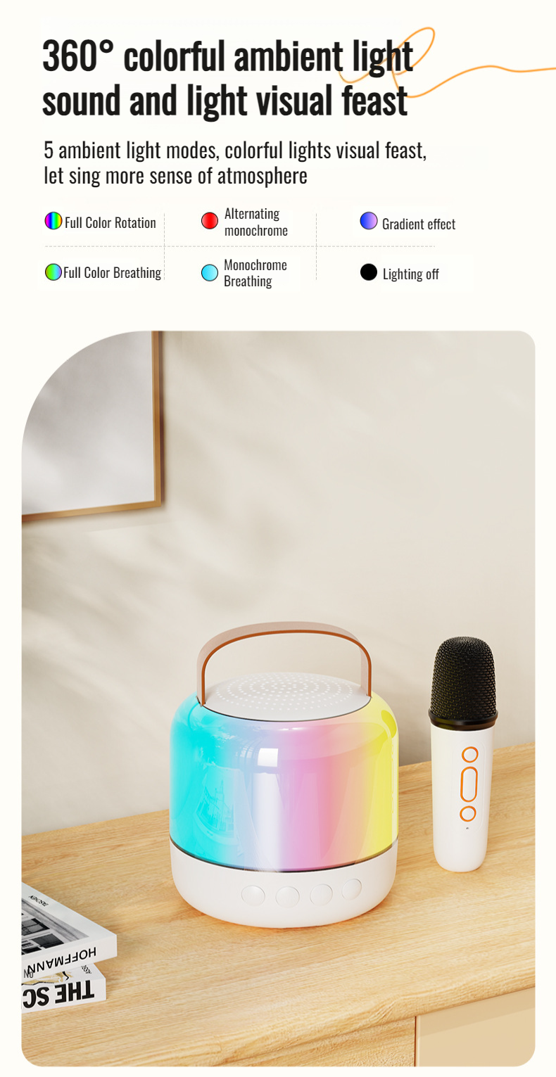 Altavoz portátil bluetooth fácil de transportar