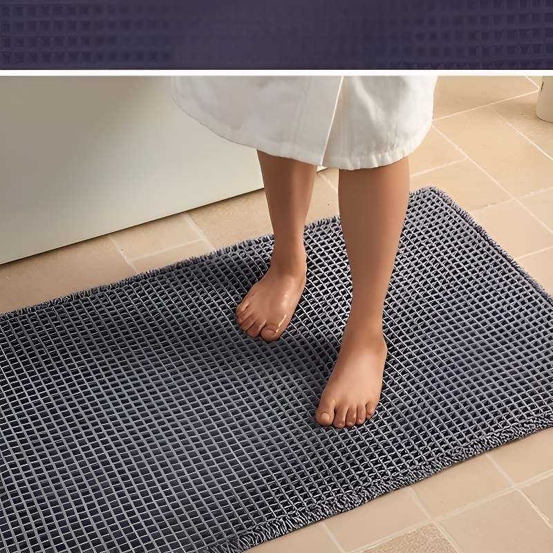 Huafu Ge bathroom floor mat anti slip, absorbent, quick drying
