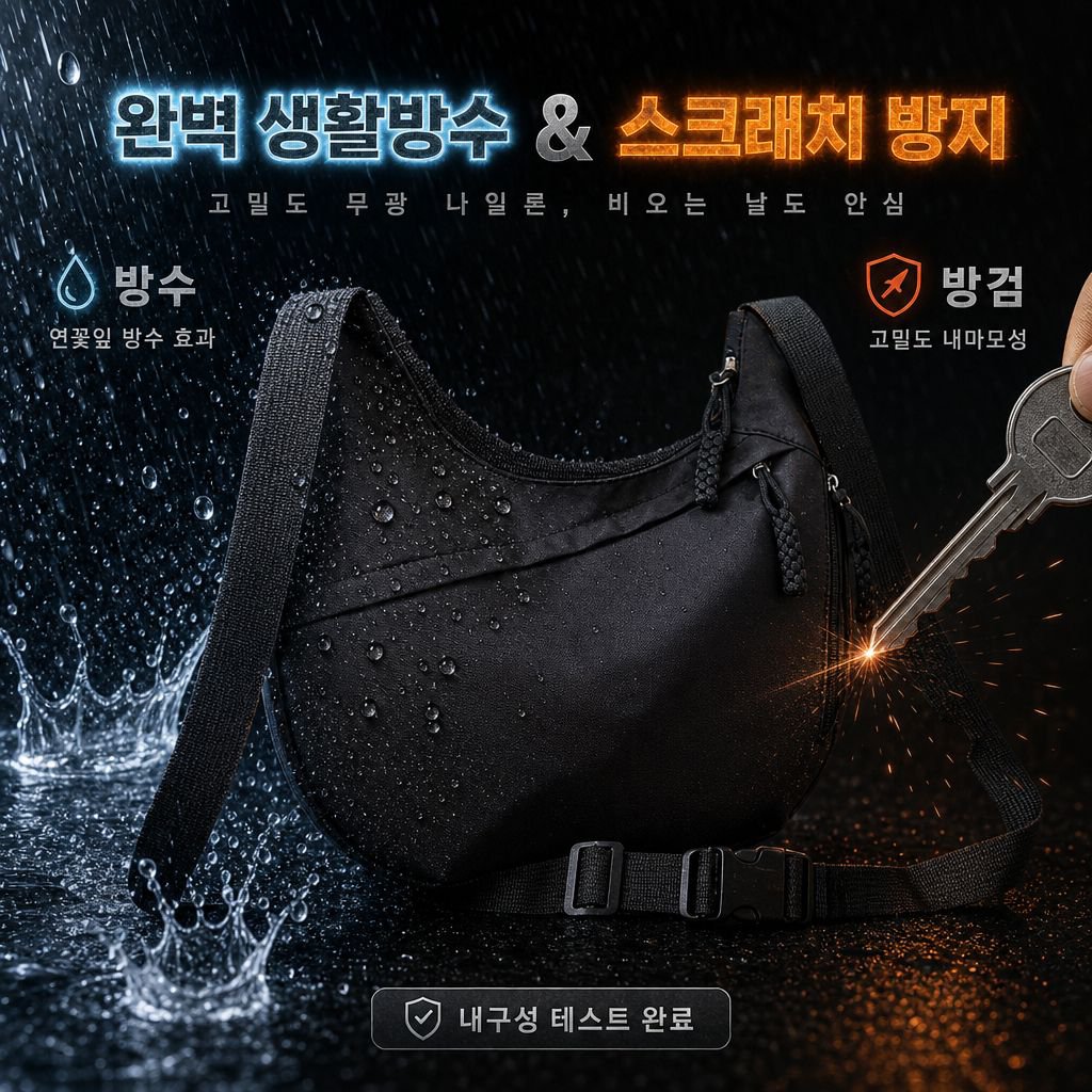 가볍고 대용량 학생용 숄더백