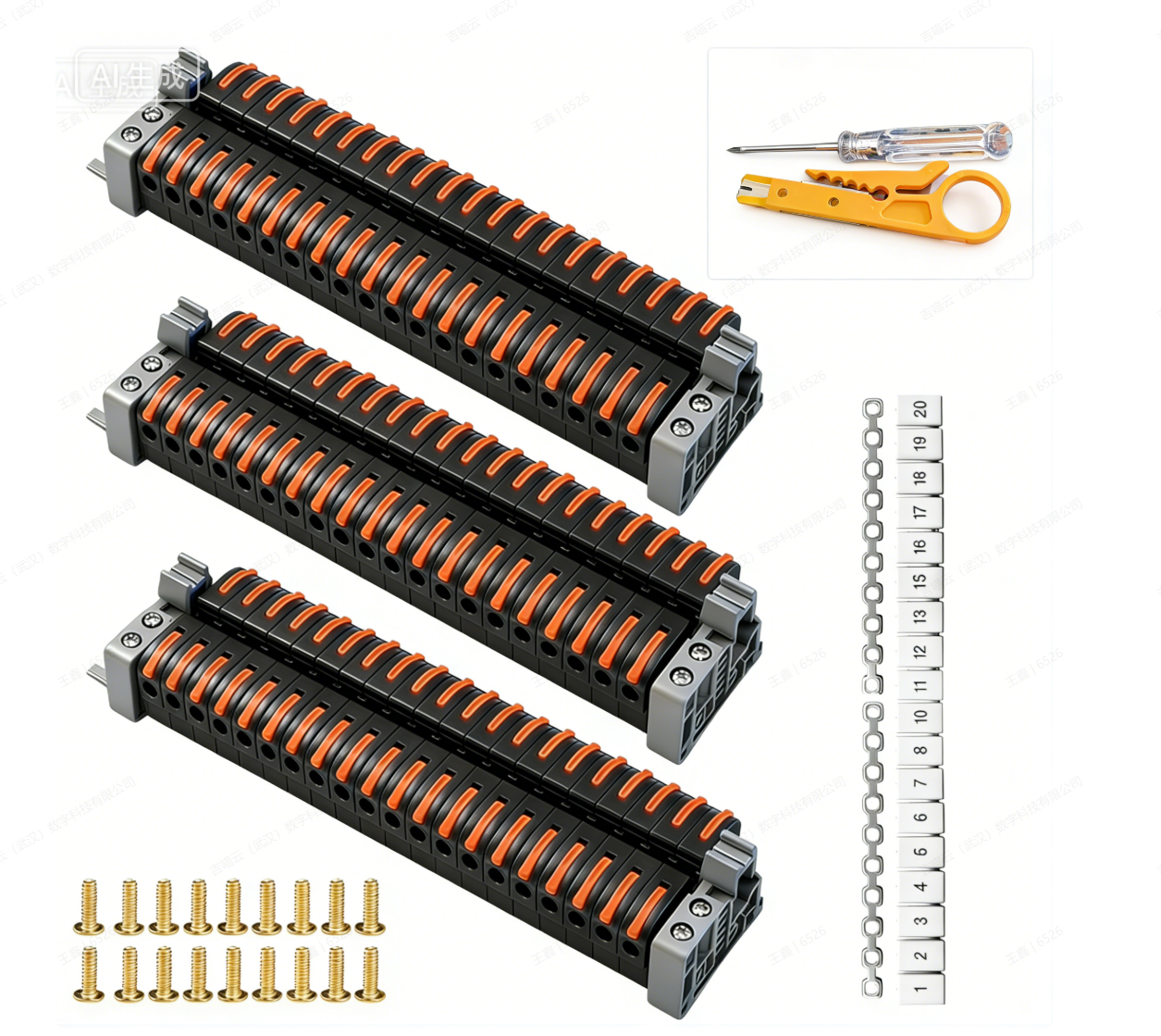 Bloc de jonction rapide PCTJM-211 - Connecteur à ouverture par pression - Bloc de jonction combiné s