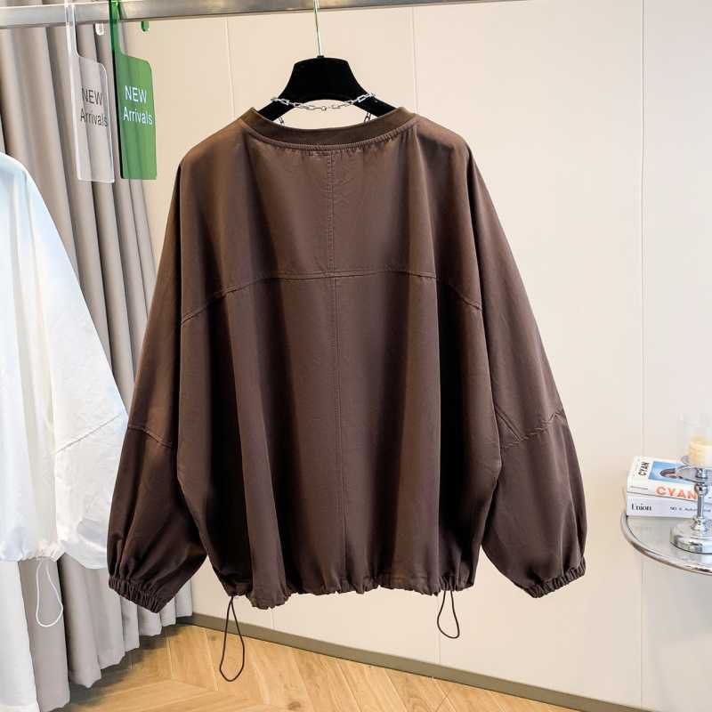 ゆったりバルーンスリーブ春シャツ