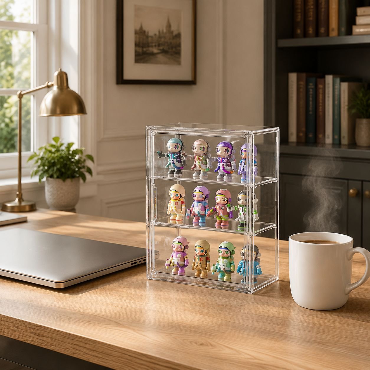 Acrylic storage box for miniatures and collectibles