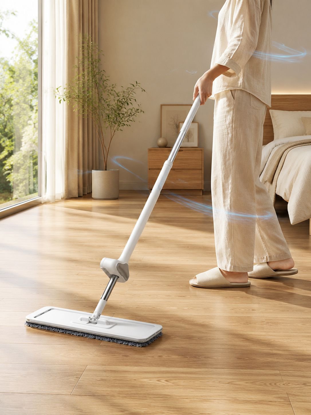 JS Bodenwischer mit ergonomischem Griff