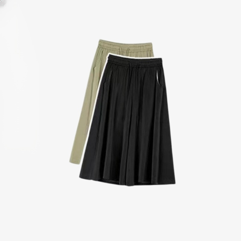 여름 데일리룩에 어울리는 루즈핏 치마바지