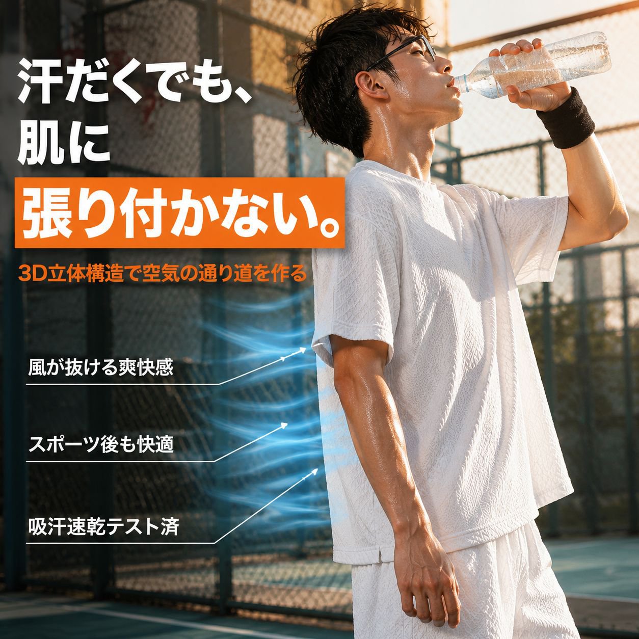 カジュアル夏半袖＆ショートパンツ2点セットメンズ