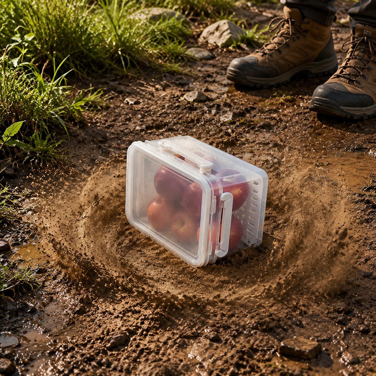 Robuste Kühlbox mit praktischem Tragegriff