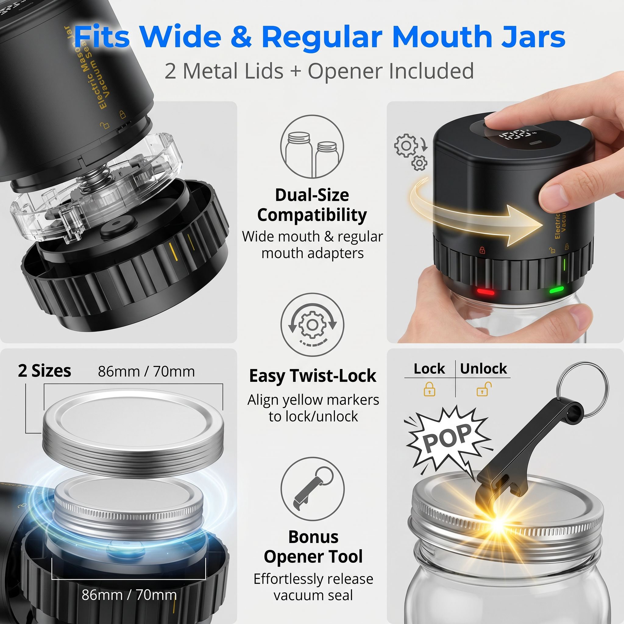 Small Electric Vacuum Sealer for Home Food Preservation