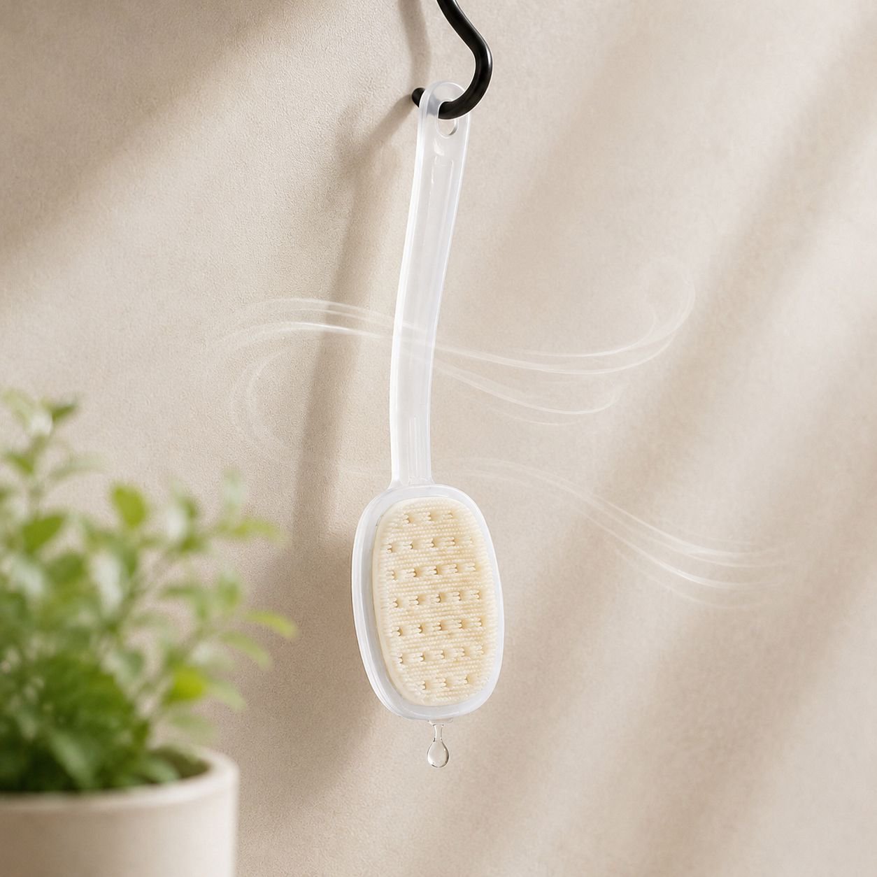 Lazy Foaming Back Scrubber: Dual-Effect Bath Magic