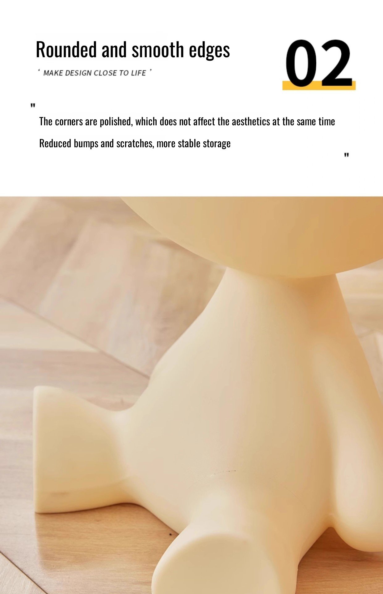 Funktionaler Beistelltisch mit Stauraum für kleine Räume