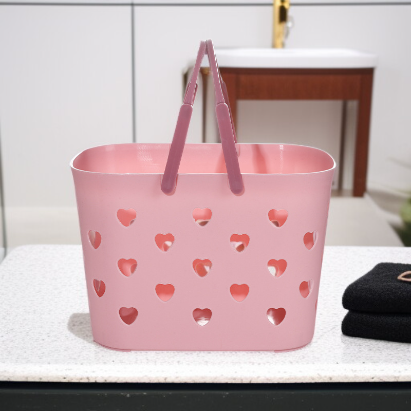 학생용 휴대용 사랑 바구니 욕실 수납 바구니