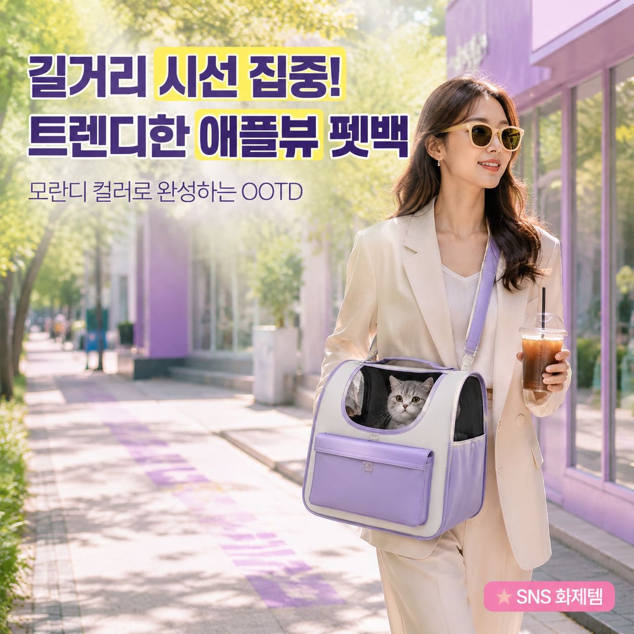 휴대용 통기성 대용량 고양이 슬링백