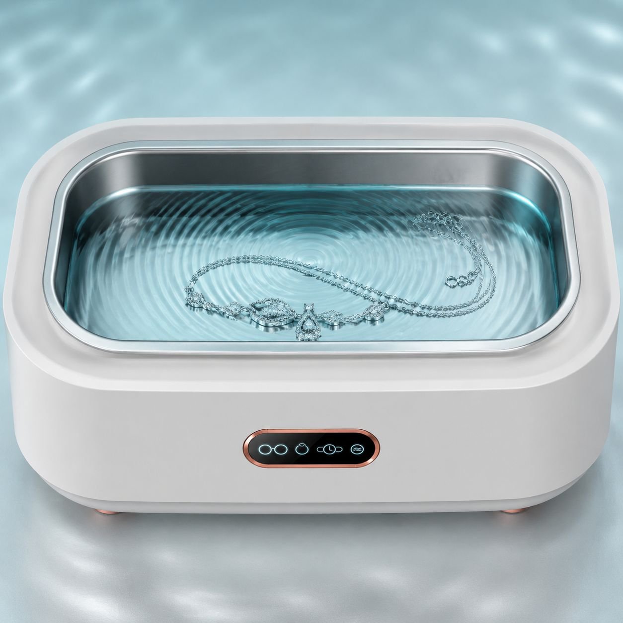 High-performance mini cleaning device for glasses