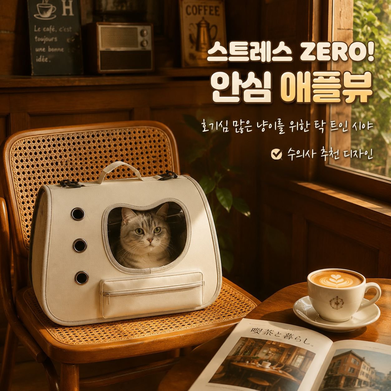 휴대용 통기성 대용량 고양이 슬링백