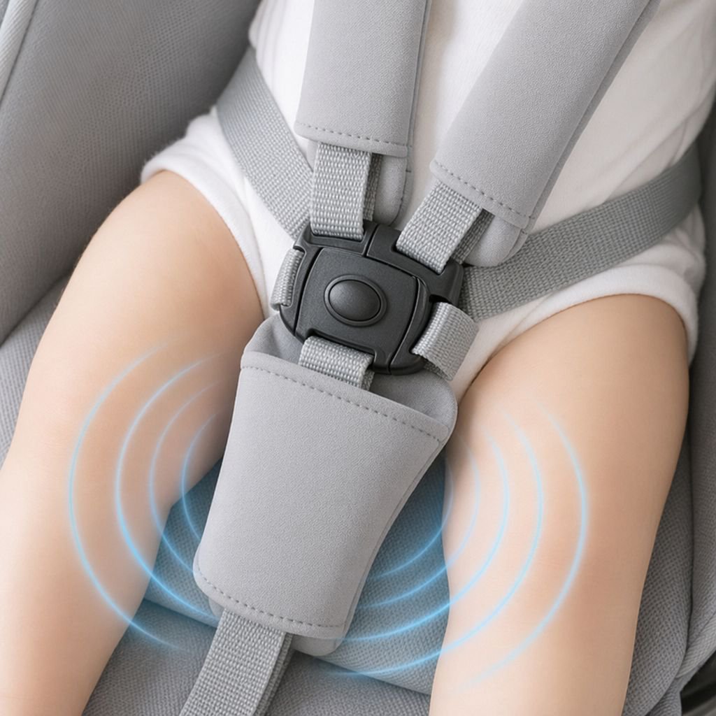 ベビーカー用ショルダーパッド使用イメージ
