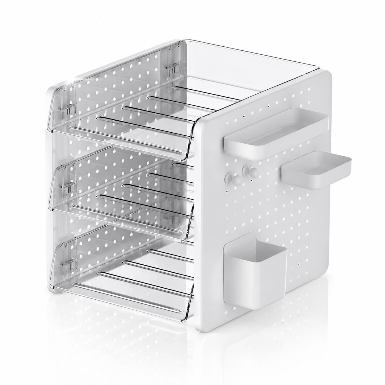 Desk Organizer Box for Stationery and Cosmetics