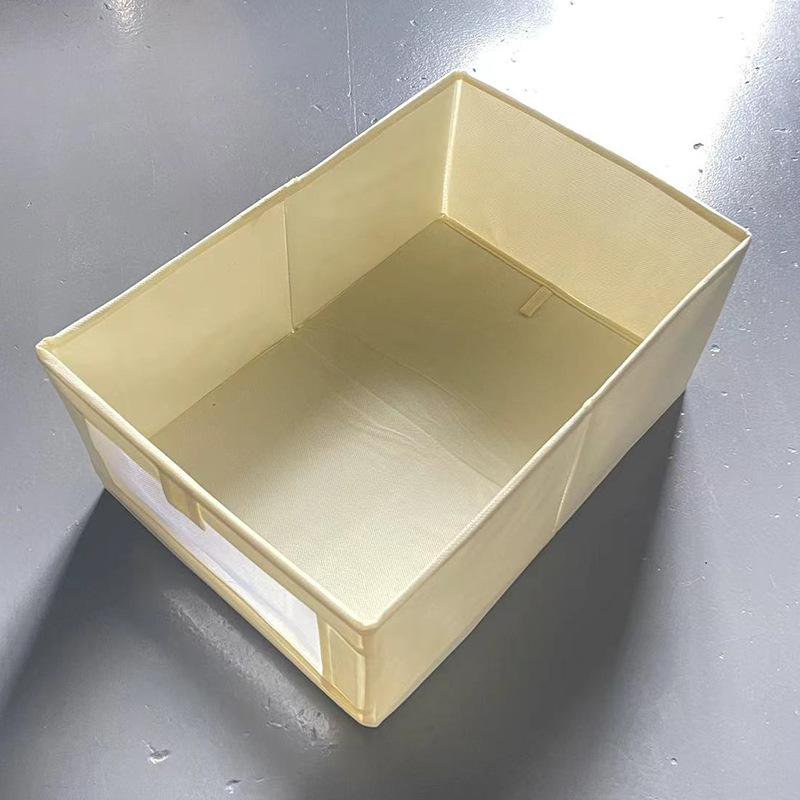 Clothing storage cotton and linen box