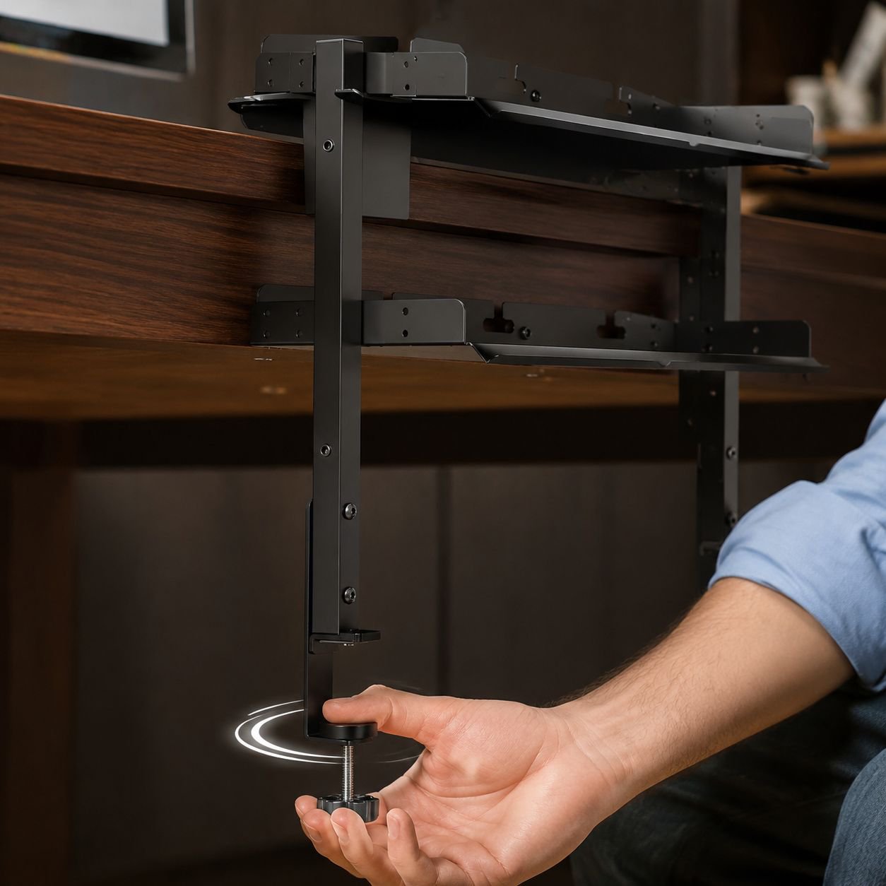 JMY-DIY Storage Trend: DIY Desktop Storage Rack, Upgraded Desktop Shelf, Desk Storage Rack, Home Mul