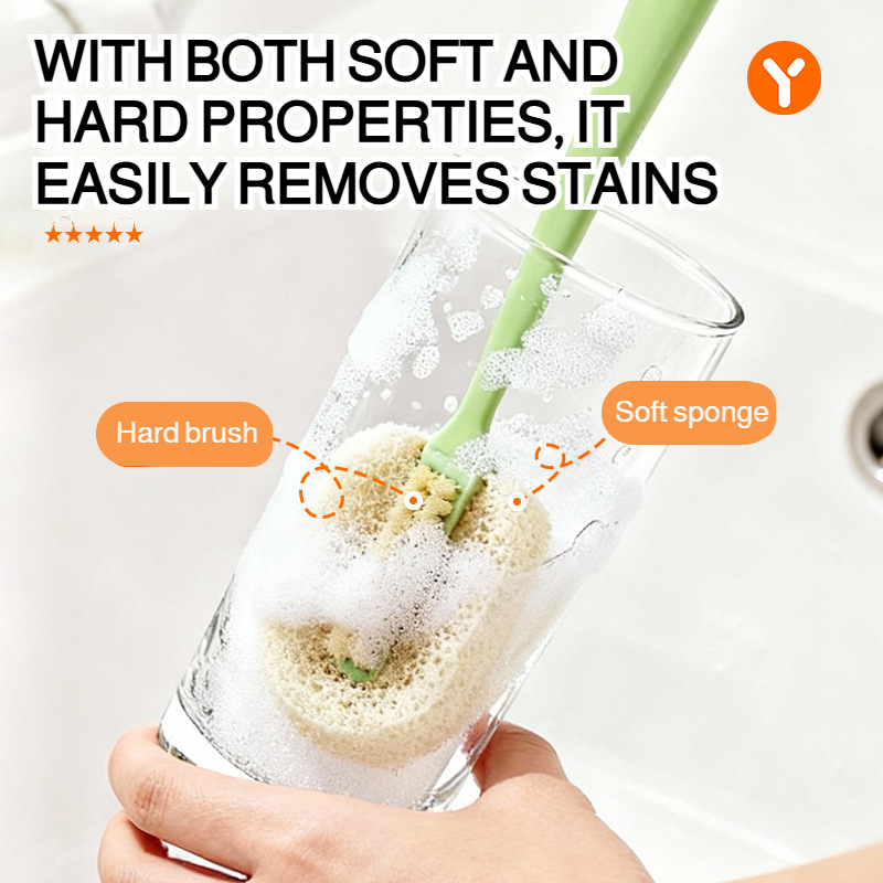 JMY-3-in-1 Long Handle Water Cup Cleaning Brush