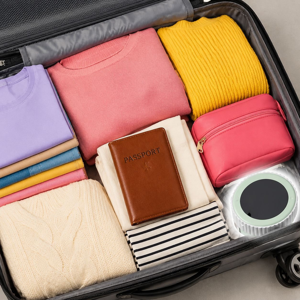 Portable Folding Mini Washing Machine for Underwear - Home Use