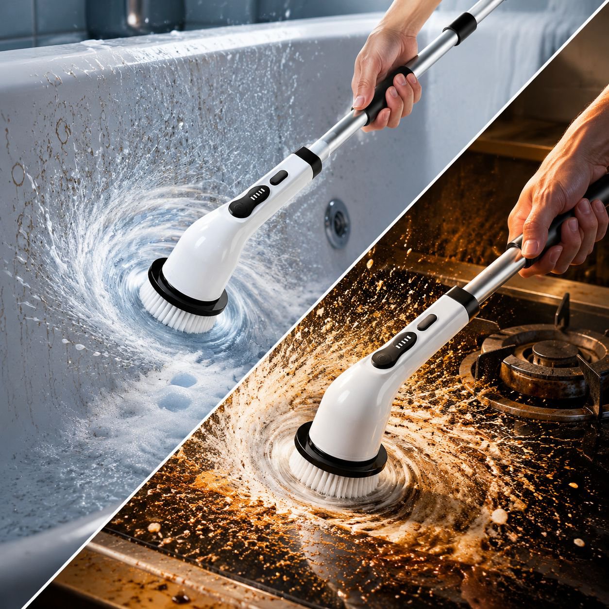 Household Multifunctional Cordless Cleaning Brush