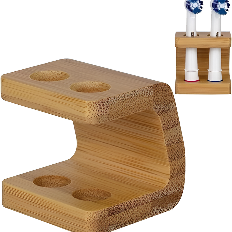 浴室の竹と木の収納ラック