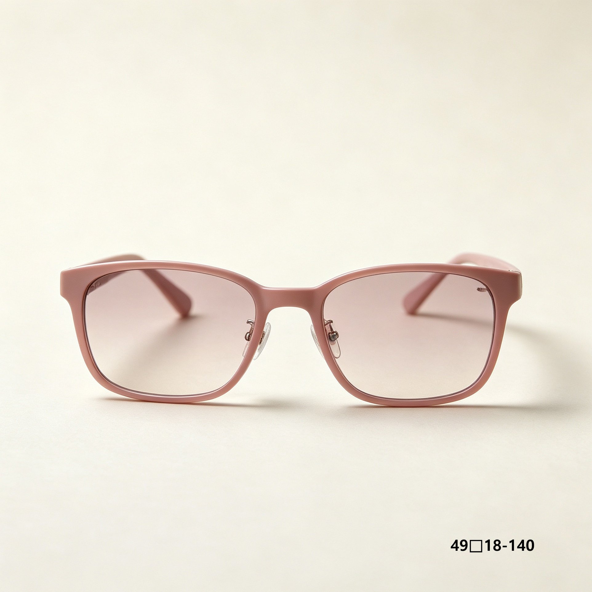 Front view of Pink Frame Fashion Glasses