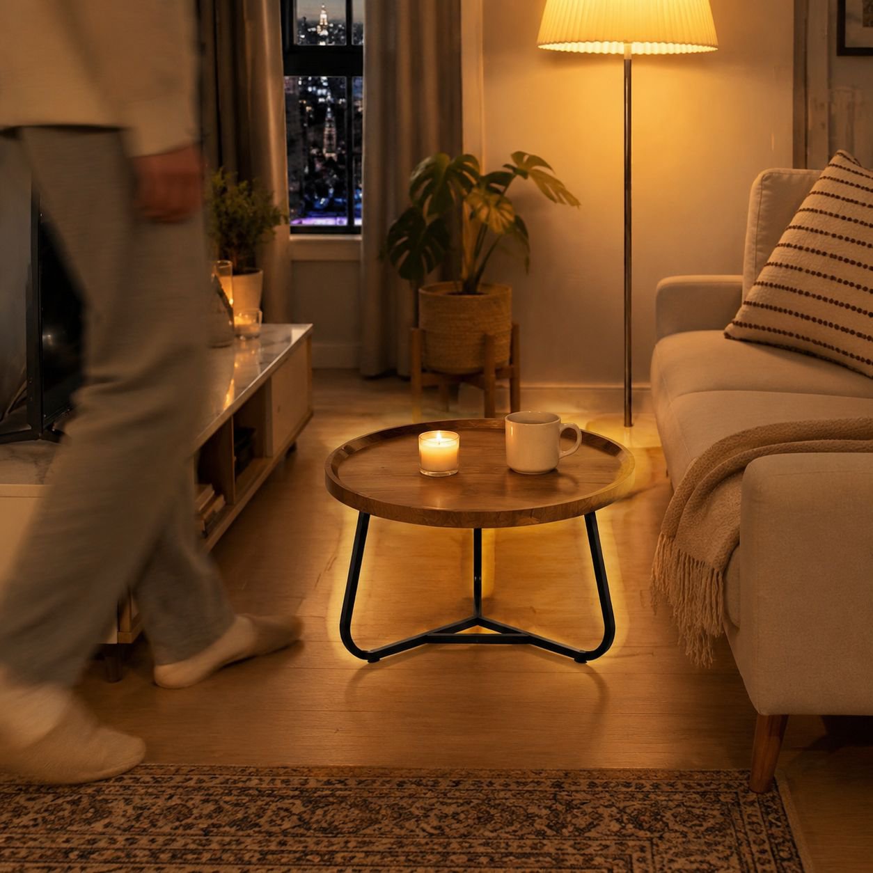 JMY-Nordic light luxury coffee table